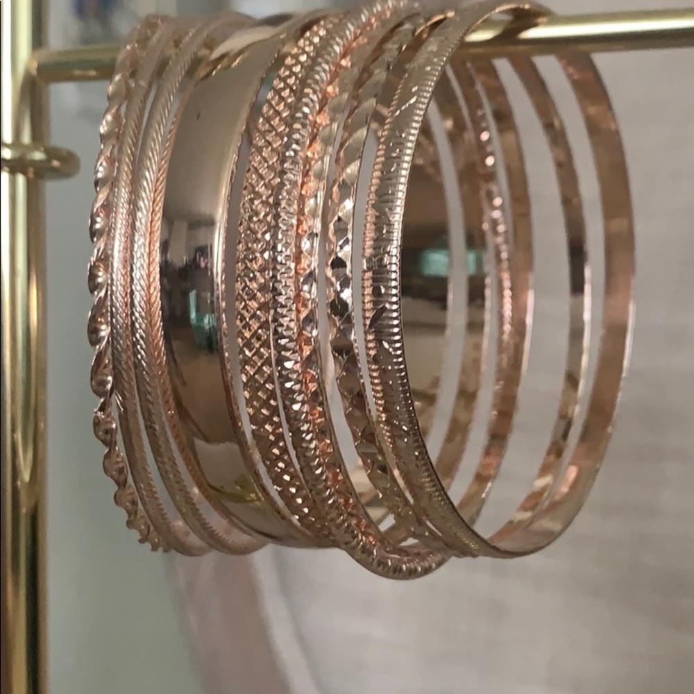 Rose Gold Bracelet Stack